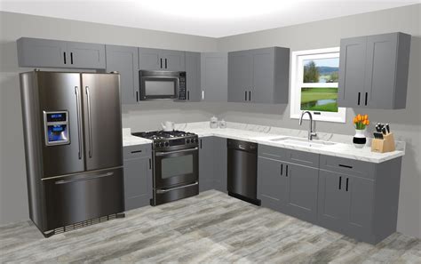 platinum shaker cabinets with stainless steel appliances|How to Match Cabinets and Appliances in Your .